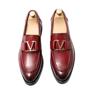 Casual Leather Buckled Men Loafers