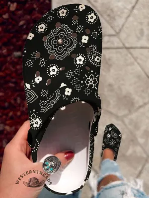 Classic Paisley Casual Hole Slippers