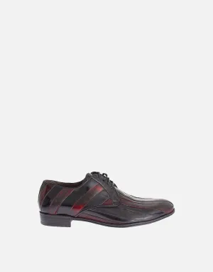 Contrast Leather Formal Shoes