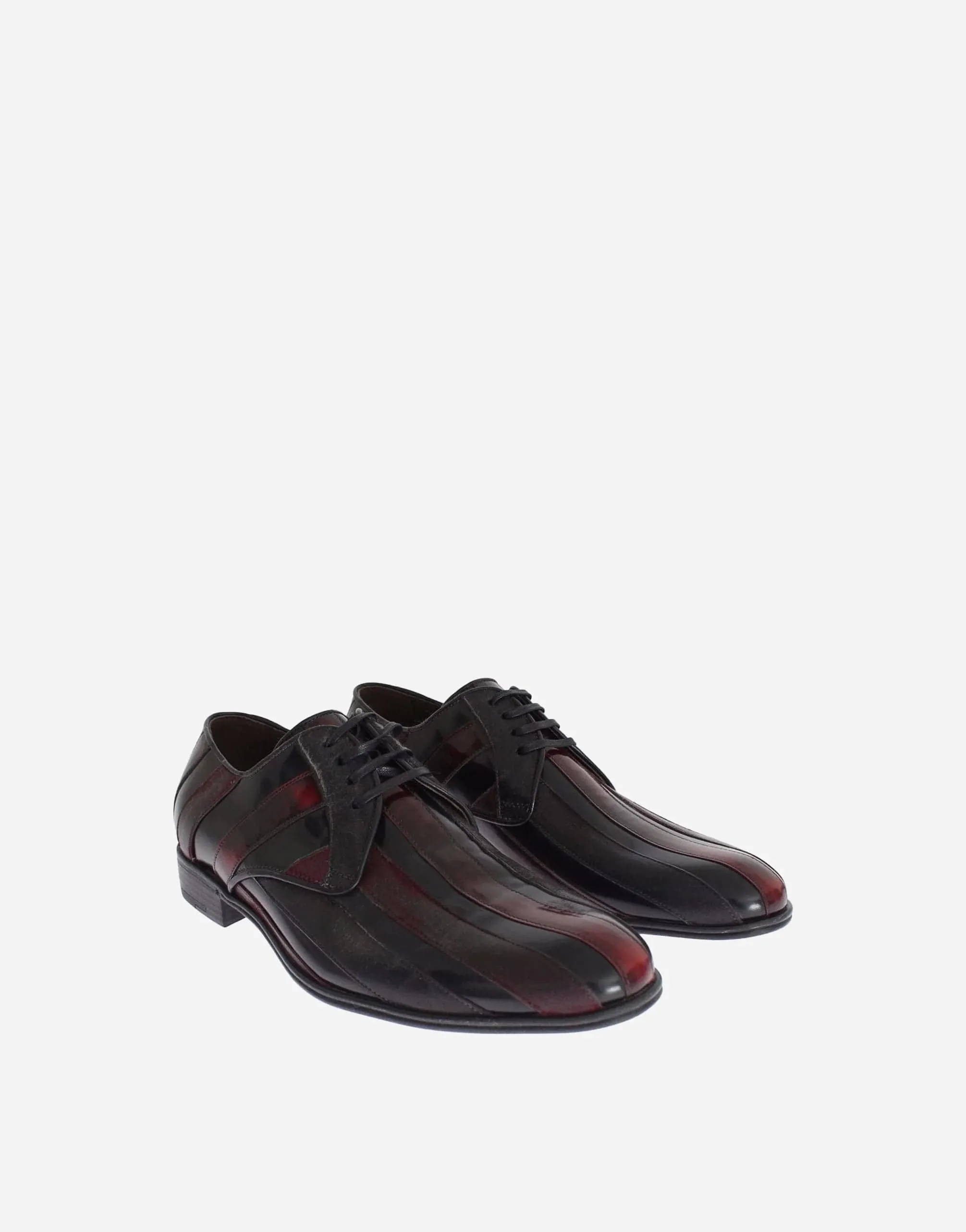 Contrast Leather Formal Shoes