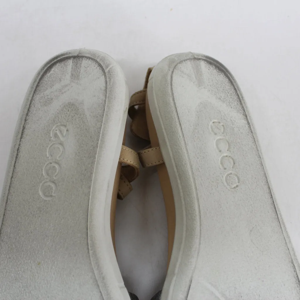 Ecco Womens Sandals Simpil 209213 Casual Hook-And-Loop Slingback Leather - UK 6