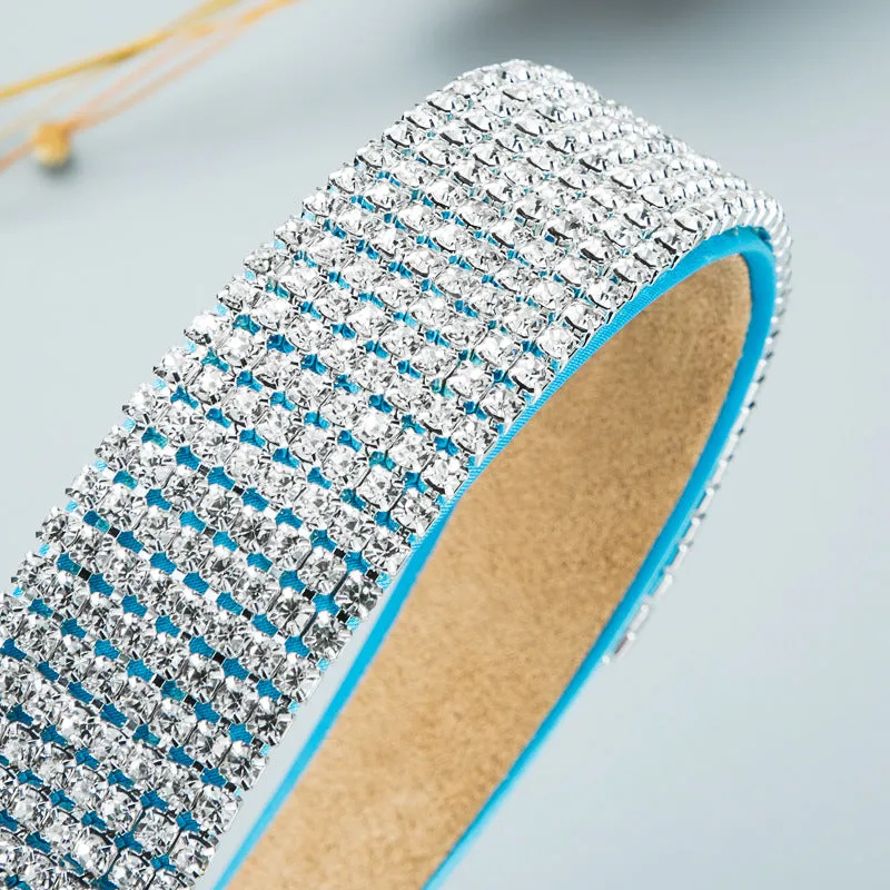 Fashion rhinestone tassel headband（AE4102）