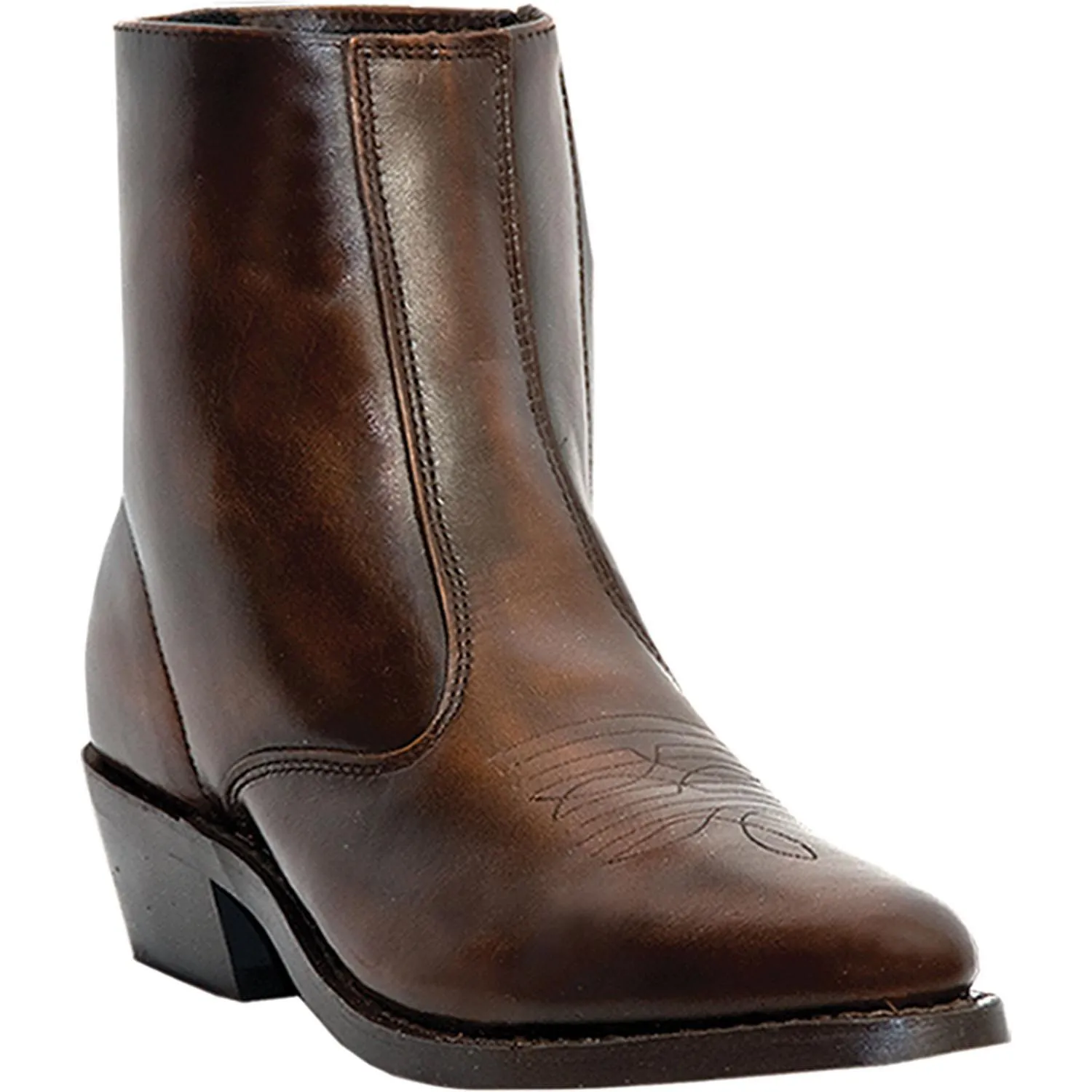 Laredo Men's Long Haul Antique Brown Zipper Cowboy Boots 62004