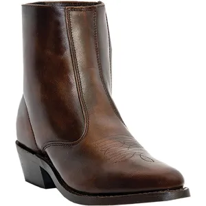 Laredo Men's Long Haul Antique Brown Zipper Cowboy Boots 62004
