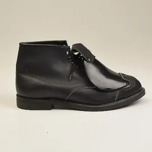 Men's Hy Test Black Leather Steel Toe Safety Ankle Boots
