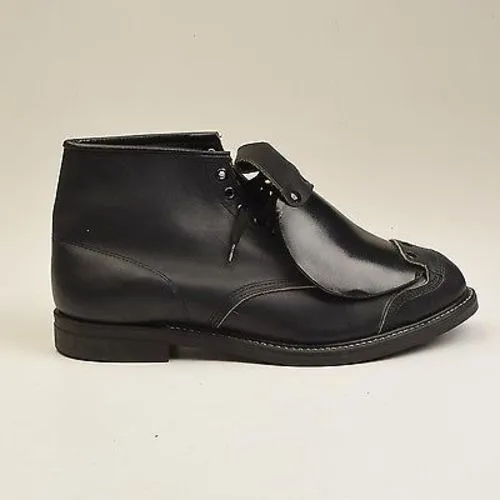 Men's Hy Test Black Leather Steel Toe Safety Ankle Boots