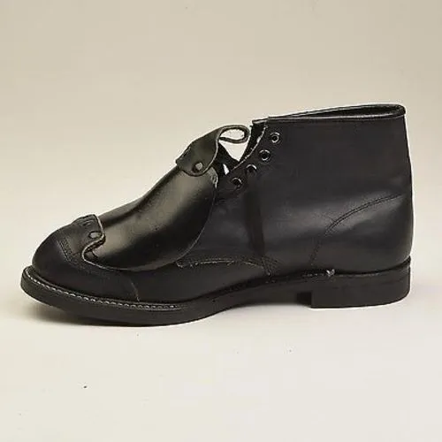 Men's Hy Test Black Leather Steel Toe Safety Ankle Boots