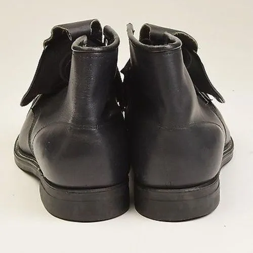 Men's Hy Test Black Leather Steel Toe Safety Ankle Boots