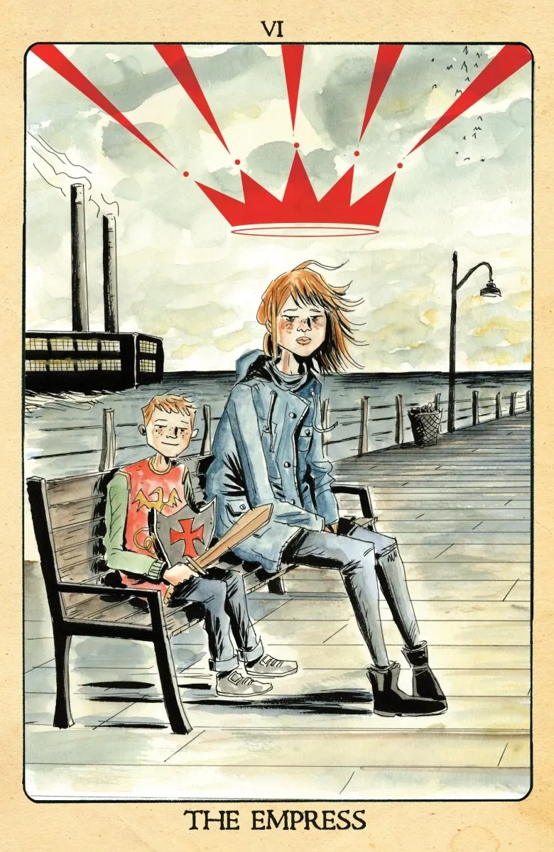 Minor Arcana #6 D 1:10 Ratio Variant Edition Tarot Card Variant (Full Art, Lemire)
