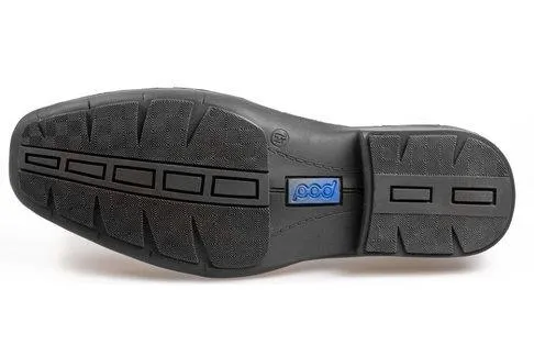 POD Mens Derby Black Shoes