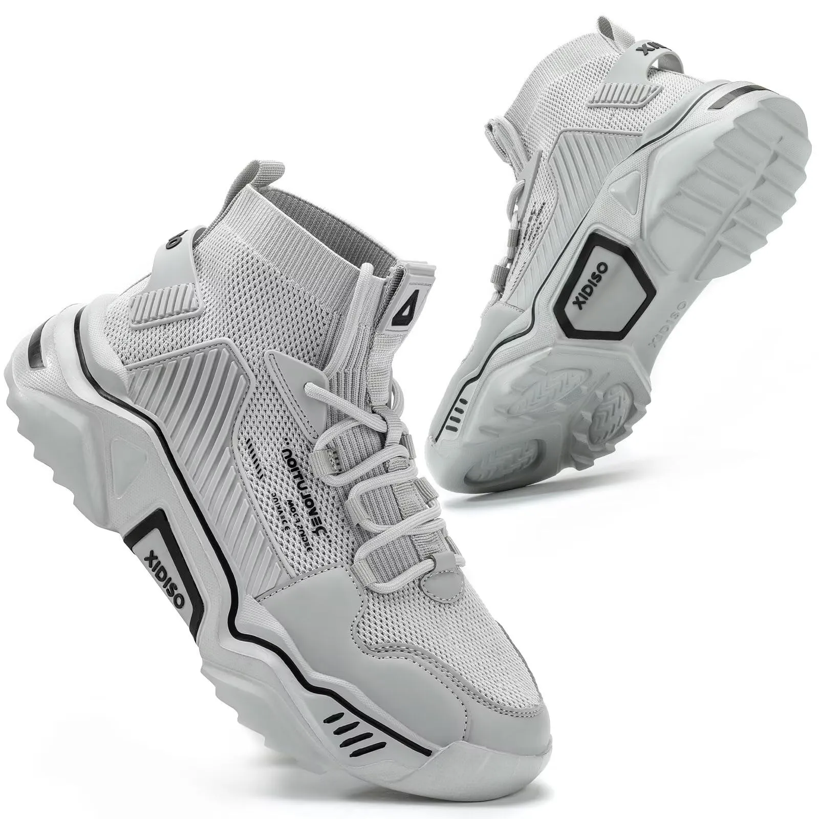SANNAX Homme Baskets Chaussures Running Sport Sneakers Montante Sneakers Dcontracte Mesh Gym Outdoor Trail Elastique Tennis Training Jogging Walking