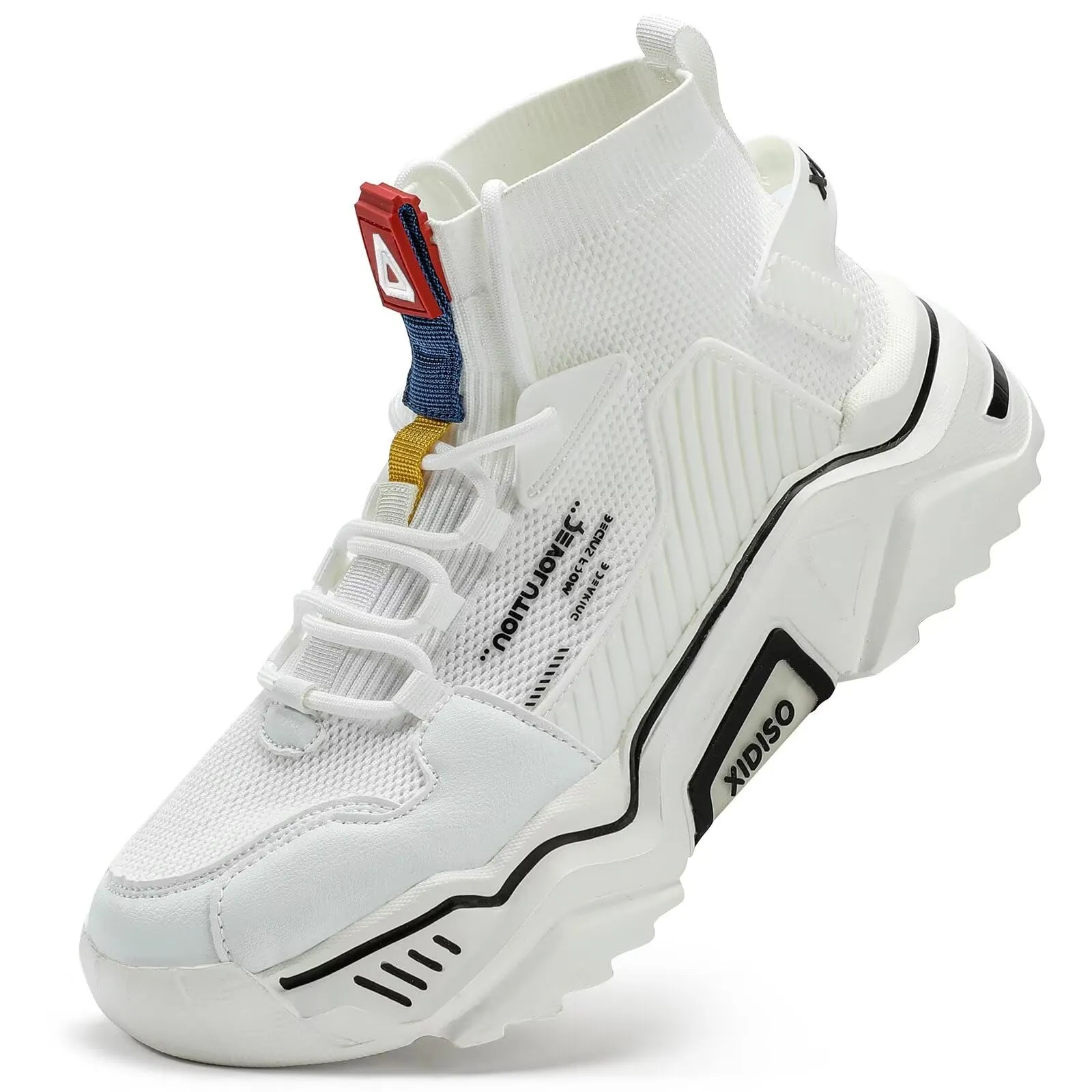 SANNAX Homme Baskets Chaussures Running Sport Sneakers Montante Sneakers Dcontracte Mesh Gym Outdoor Trail Elastique Tennis Training Jogging Walking