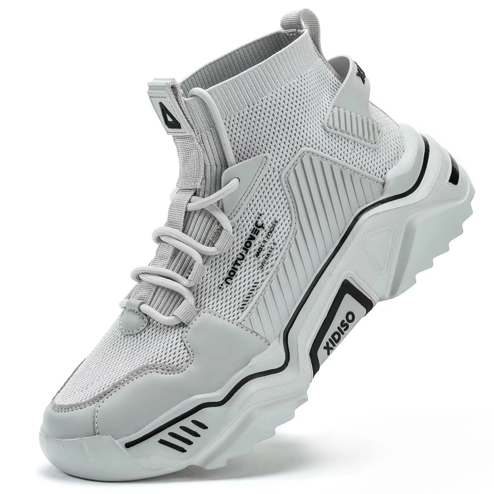 SANNAX Homme Baskets Chaussures Running Sport Sneakers Montante Sneakers Dcontracte Mesh Gym Outdoor Trail Elastique Tennis Training Jogging Walking