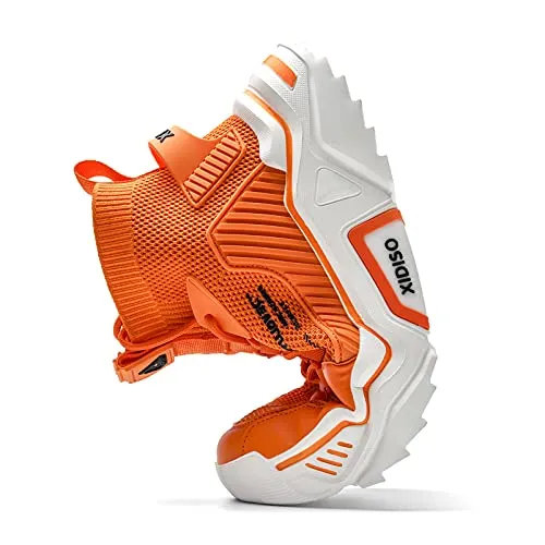 SANNAX Homme Baskets Chaussures Running Sport Sneakers Montante Sneakers Dcontracte Mesh Gym Outdoor Trail Elastique Tennis Training Jogging Walking