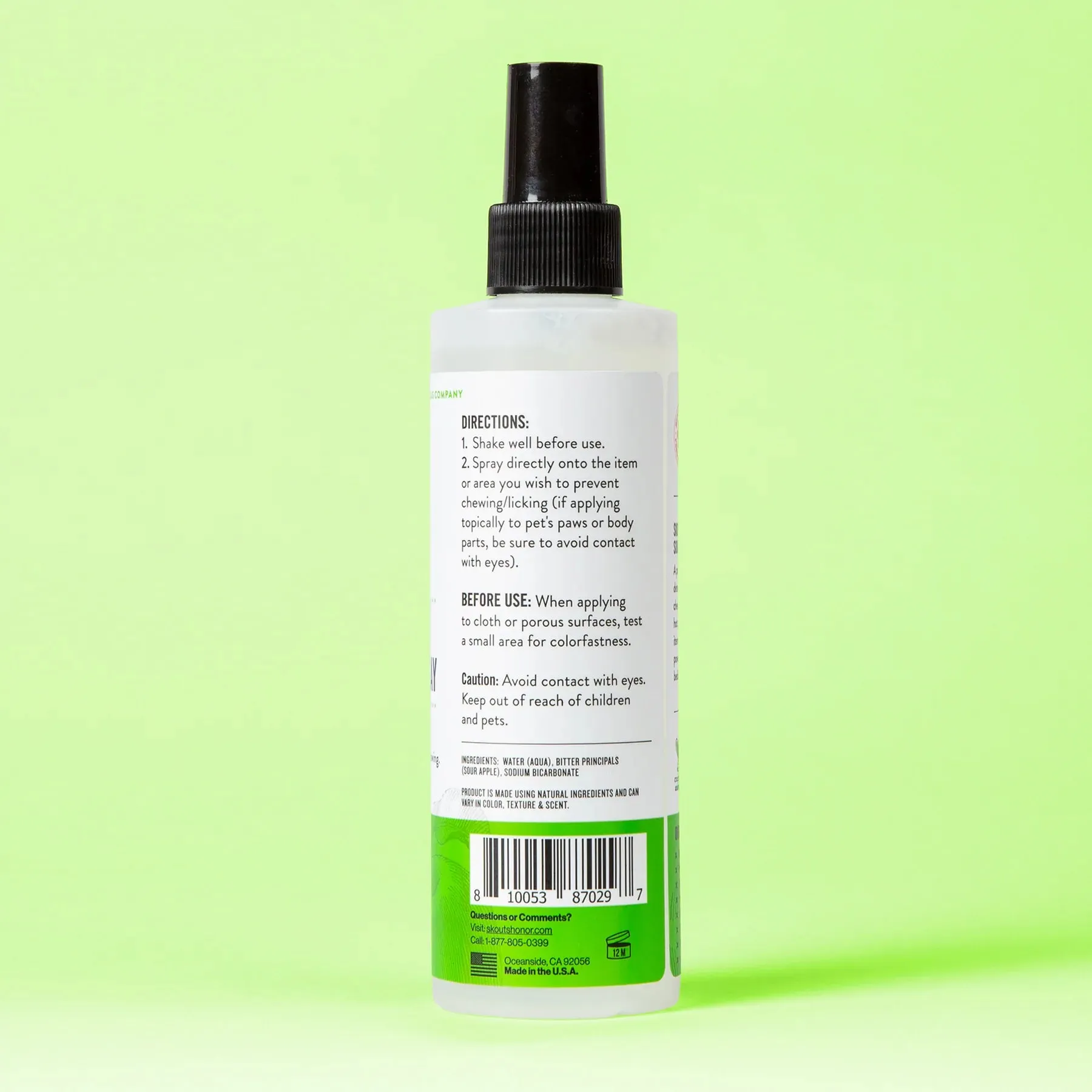 Skout's Honor Sour Apple Anti-Chew Spray 8oz