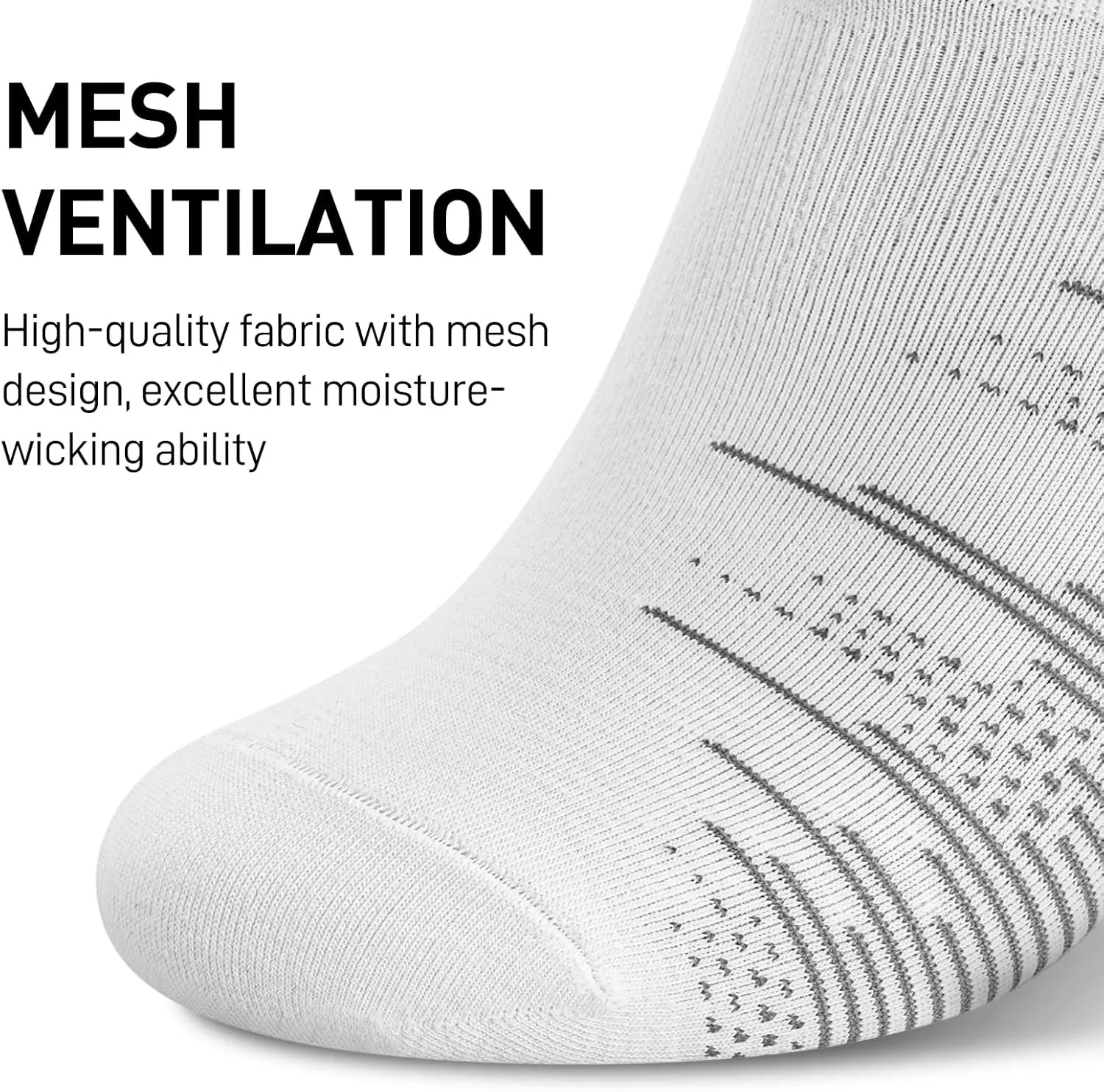 wernies No Show Socks Men 10 Pairs Ankle Low Cut Cotton Men Socks with Non Slip Grips 6-10/11-13