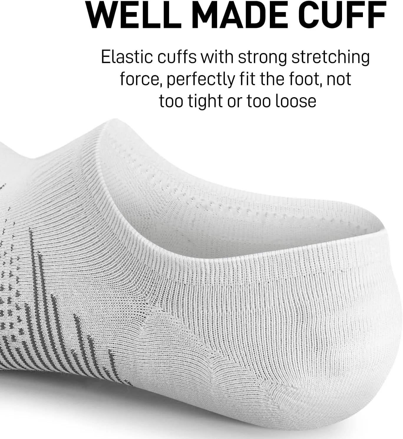 wernies No Show Socks Men 10 Pairs Ankle Low Cut Cotton Men Socks with Non Slip Grips 6-10/11-13